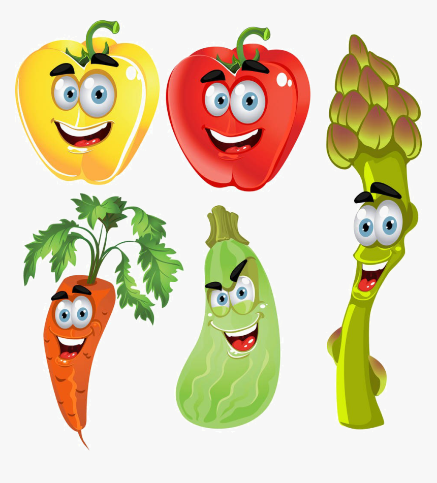 Animated Vegetables Cliparts Cartoon Fruits And Vegetables Clipart 
