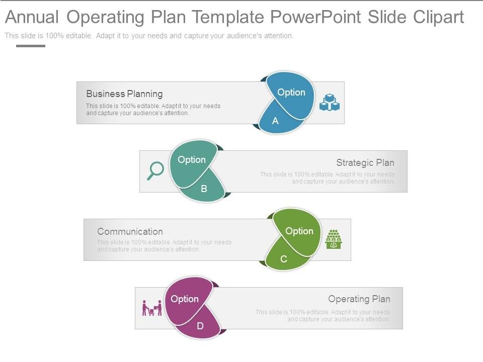 Annual Operating Plan Template Powerpoint Slide Clipart