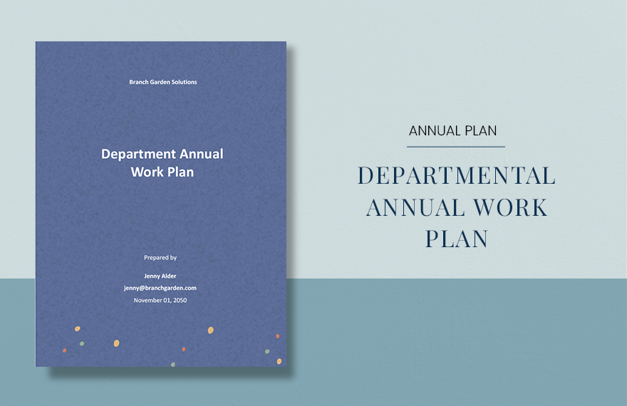 Annual Work Plan Template In Excel Google Sheets Download Template