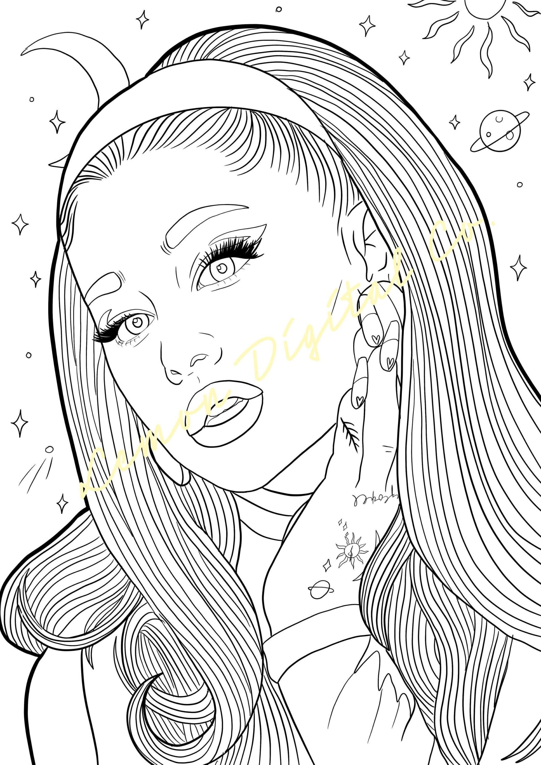 Ariana Grande Printables Printable Templates