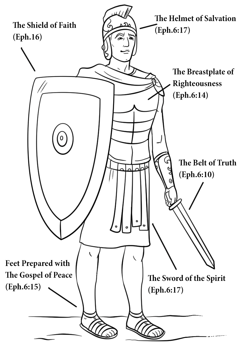 armour of god printable pictures