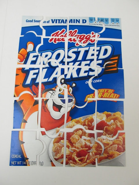 Artzy Creations Cereal Box Puzzle
