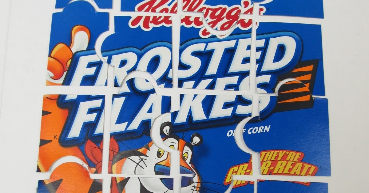 Artzy Creations Cereal Box Puzzle