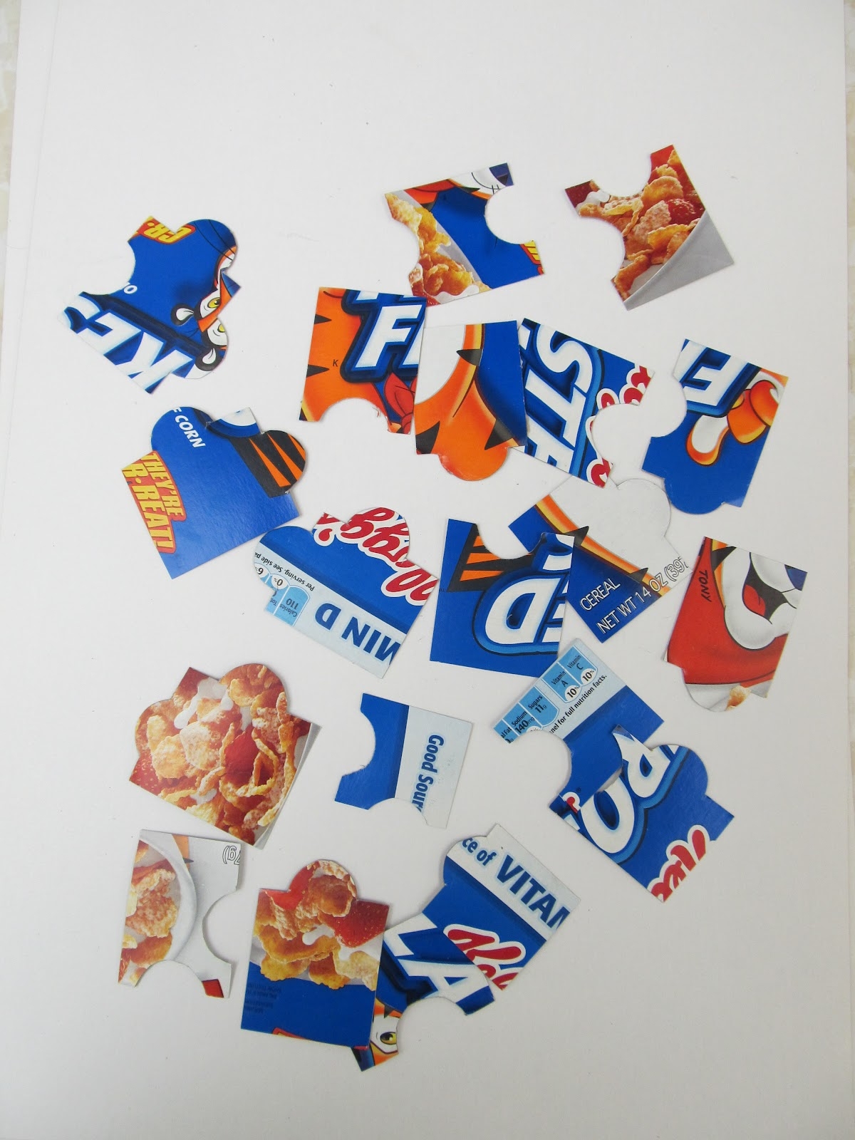 Artzy Creations Cereal Box Puzzle