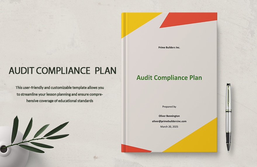 Audit Compliance Plan Template In Word Google Docs Pages Download 