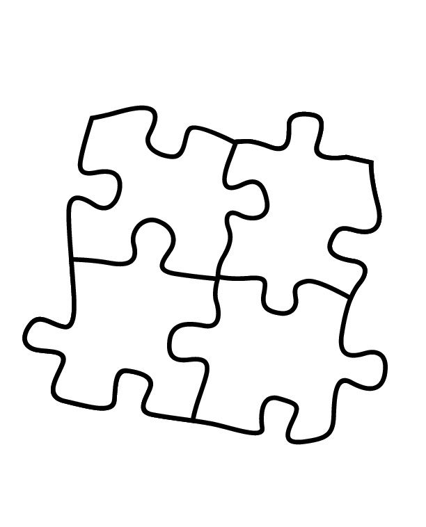 Autism Awareness Puzzle Piece Template ClipArt Best
