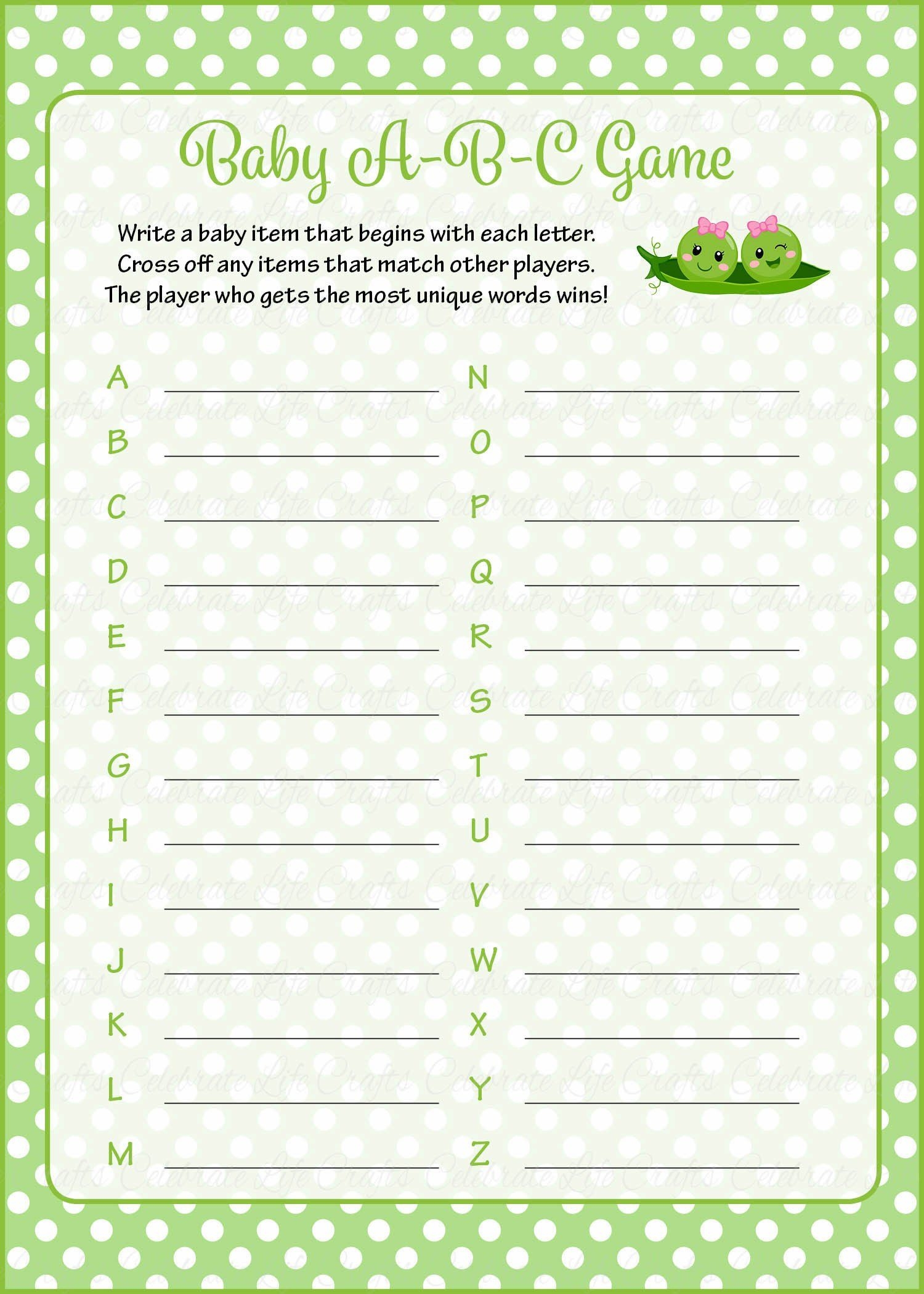 Baby ABC Printable