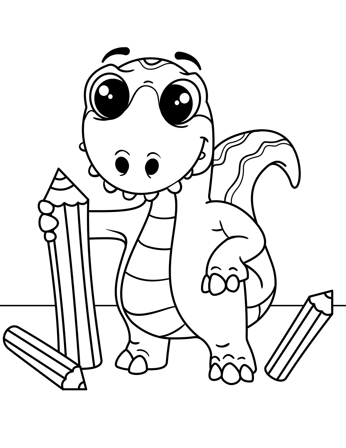free printable dinosaur coloring pictures