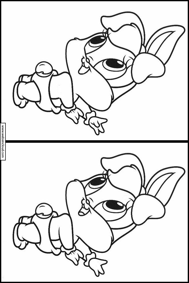Baby Looney Tunes 89 Printable Find The Differences Activities For