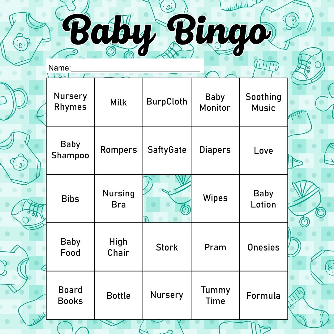 Baby Shower Bible Games 10 Free PDF Printables Printablee