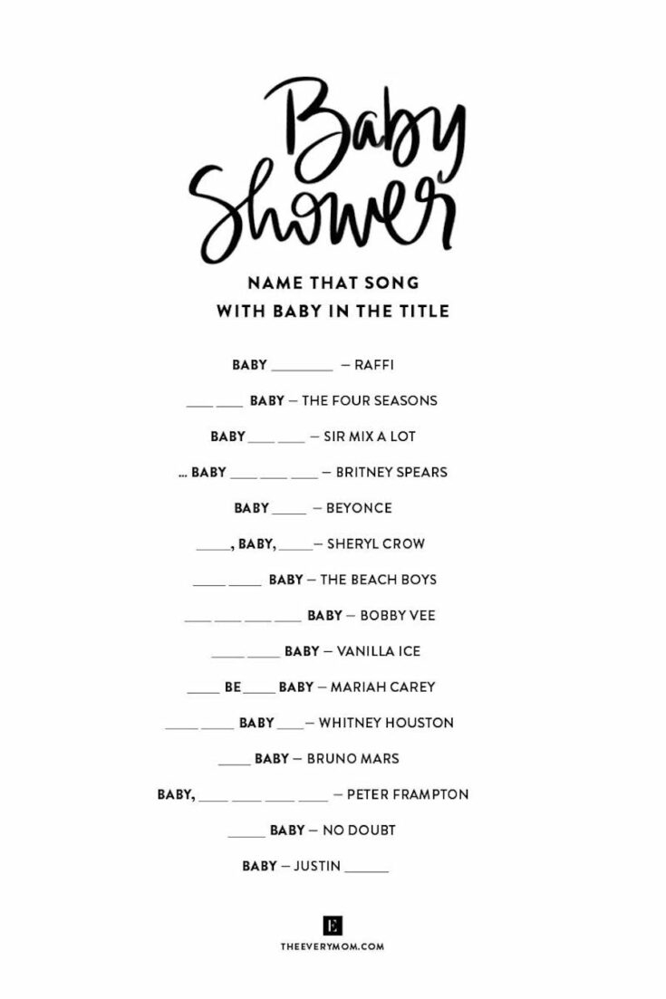 Baby Shower Game Printables Find A Free Printable