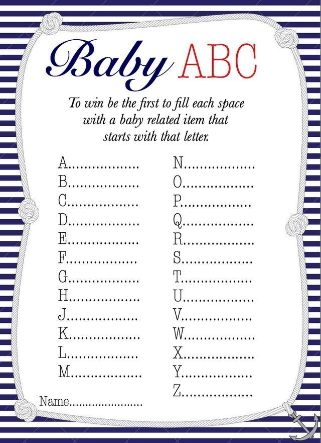 free printable baby girl showere games