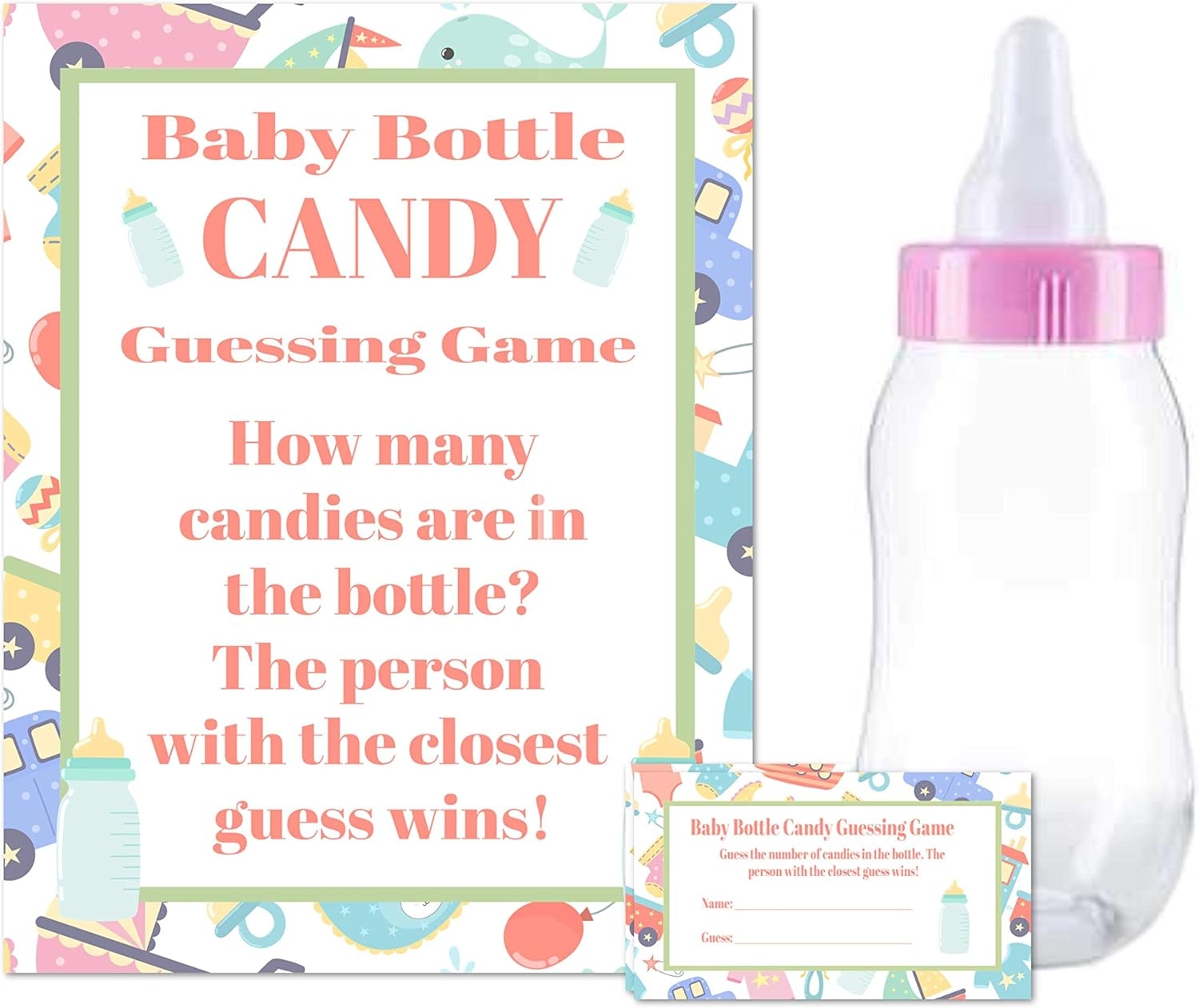 Baby Shower Guessing Game Printable Images