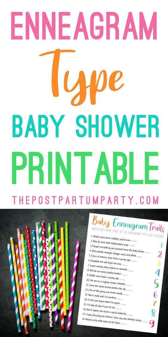 Baby Traits Game Printable Free