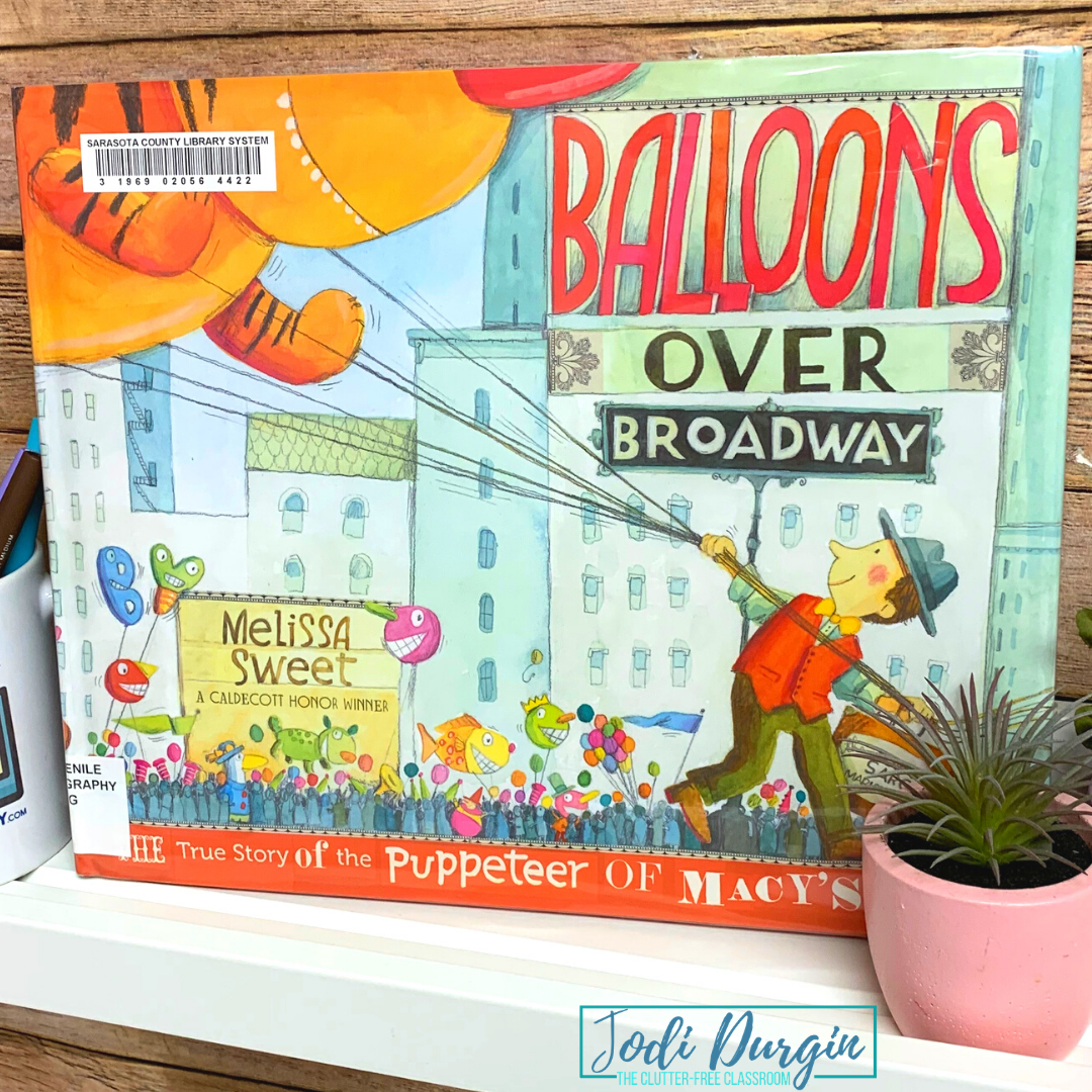 Balloons Over Broadway Book Activities