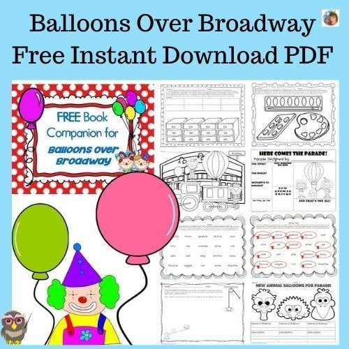 balloons over broadway activities printable