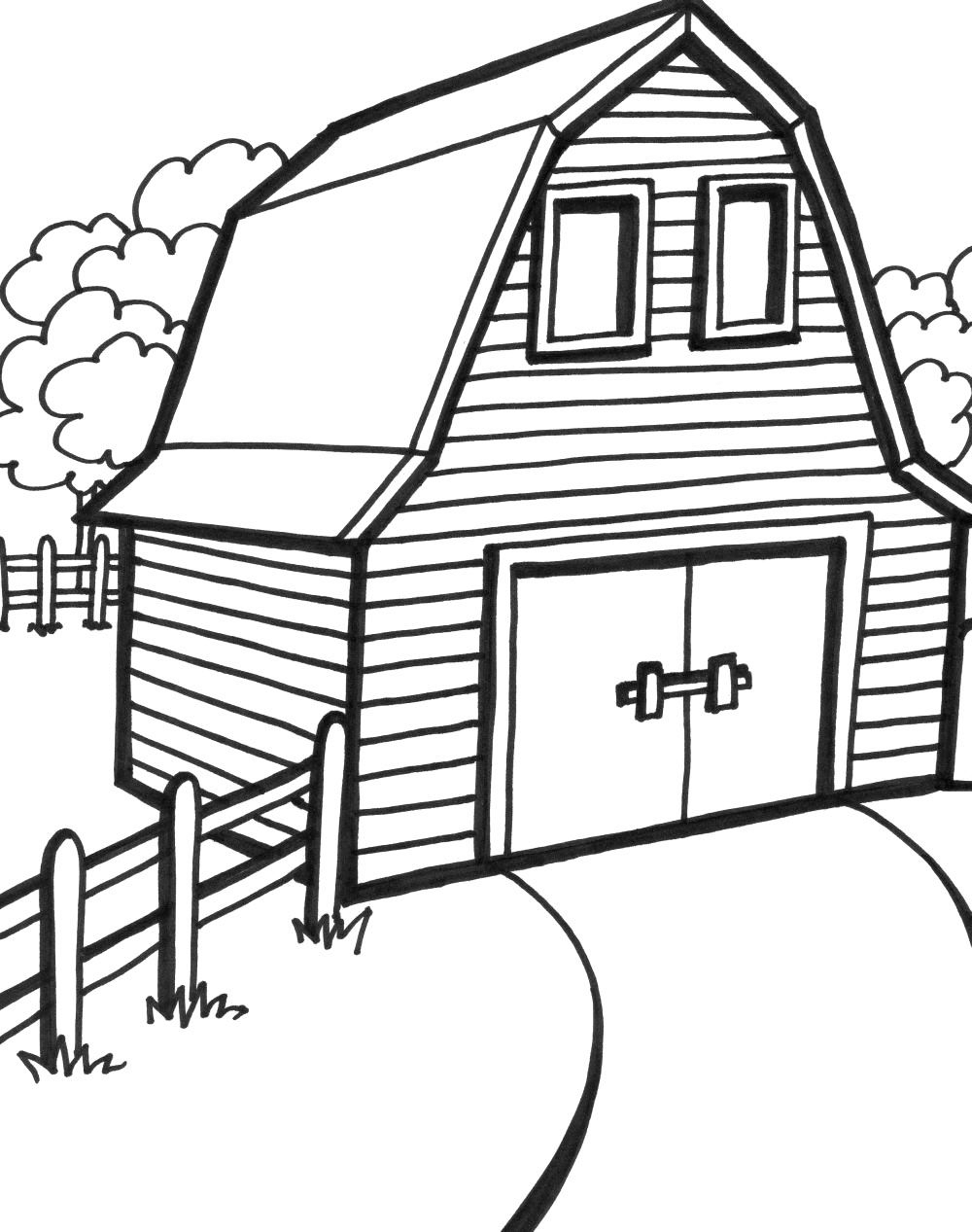 free printable barn pictures