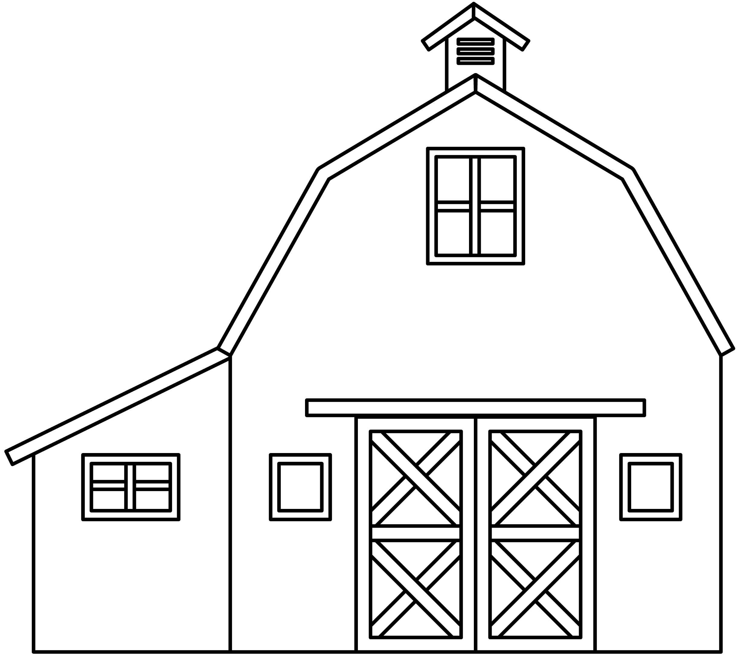 Barn Template Printable Free Free Printable