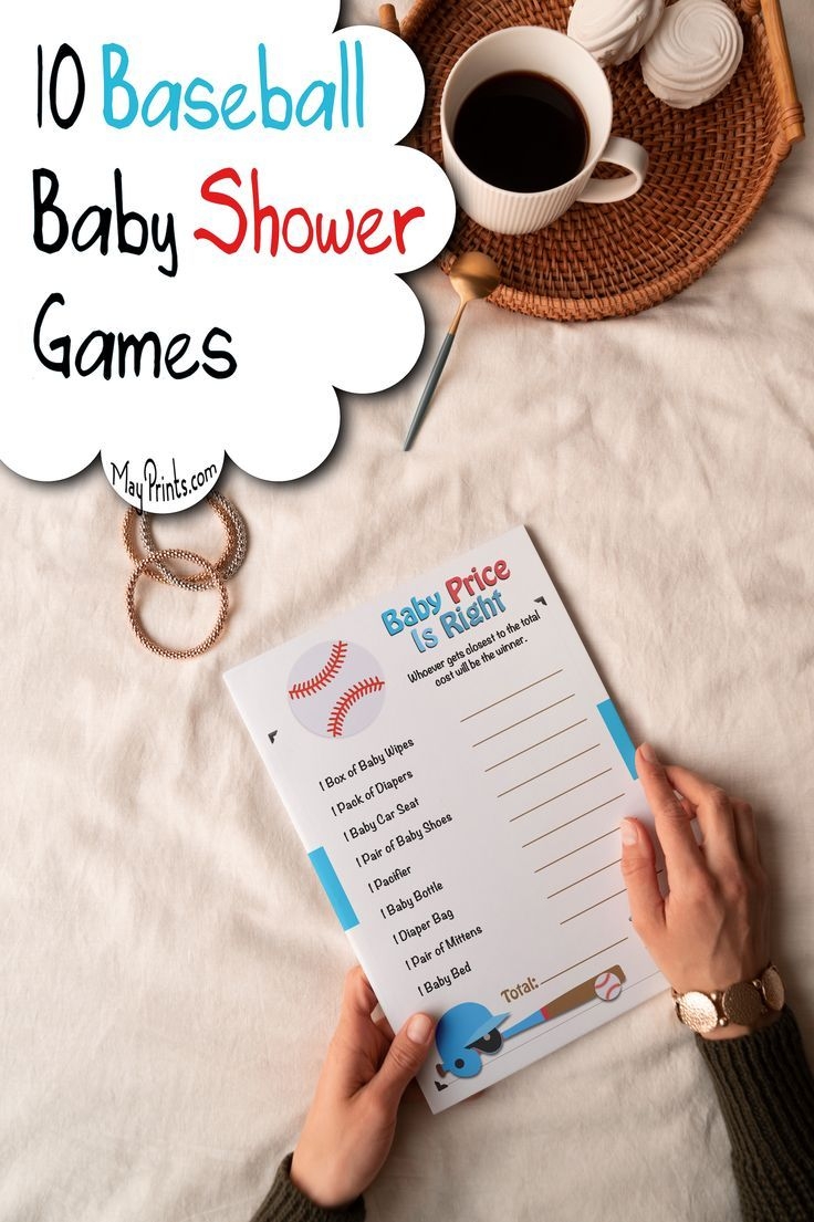 Baseball Baby Shower Games Baseball Themed Baby Shower 10 Printable 