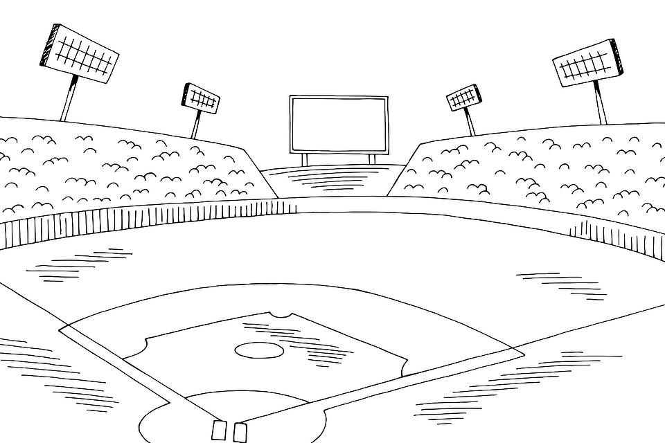 Baseball Coloring Pages Free Printable