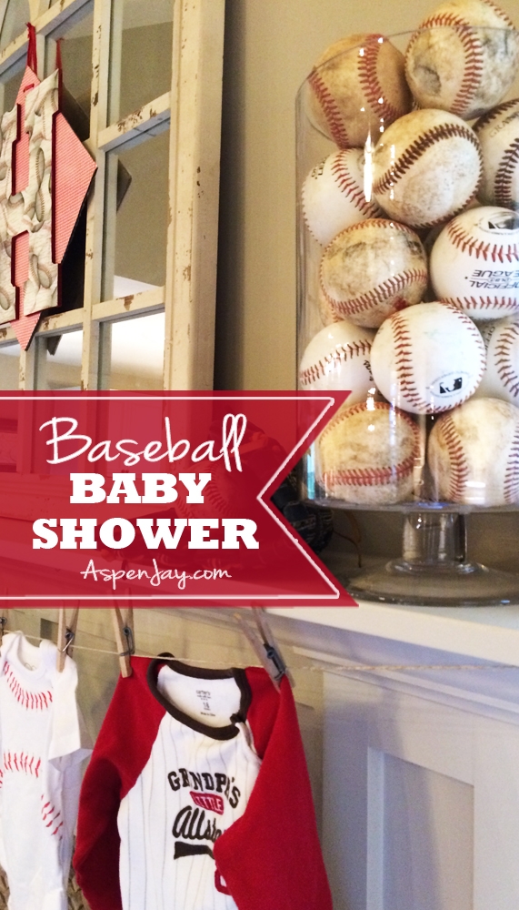 Baseball Themed Baby Shower Aspen Jay