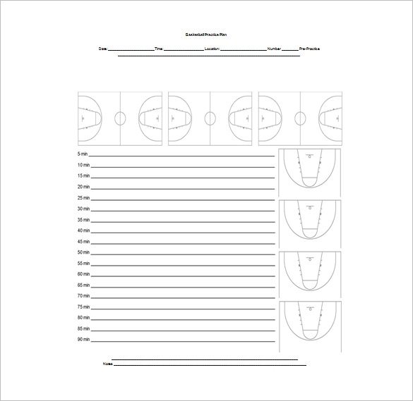 basketball practice plan template pdf