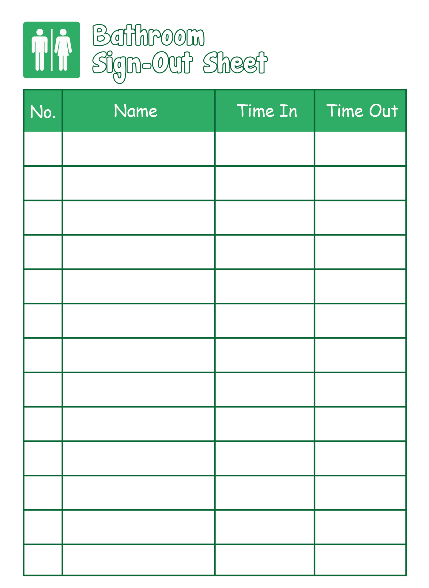 Bathroom Printable Images Gallery Category Page 2 Printablee