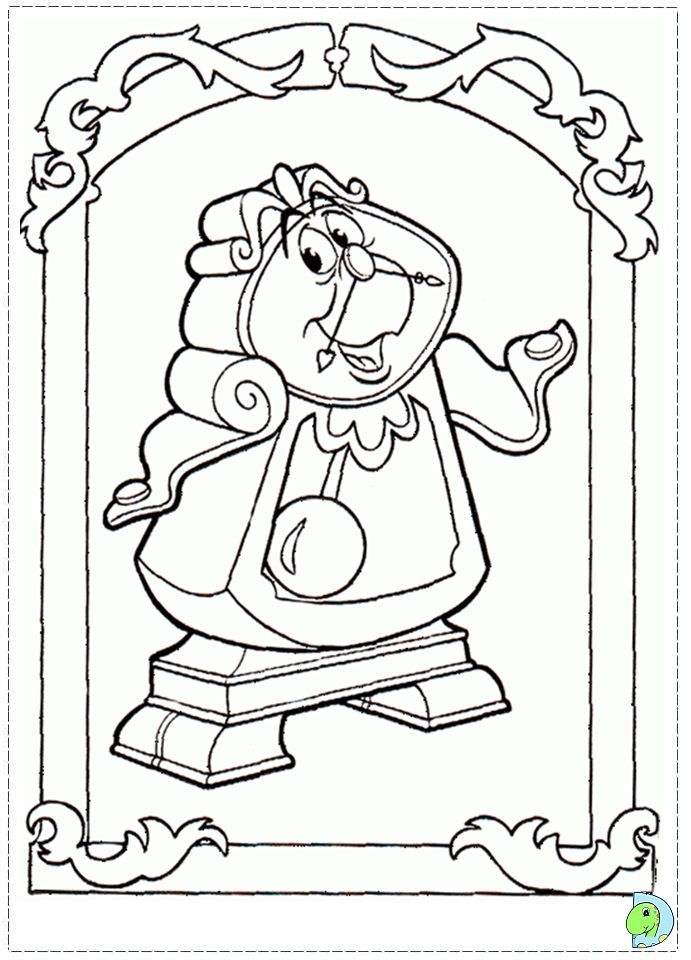 Beauty And The Beast Printable Coloring Pages Stephenson