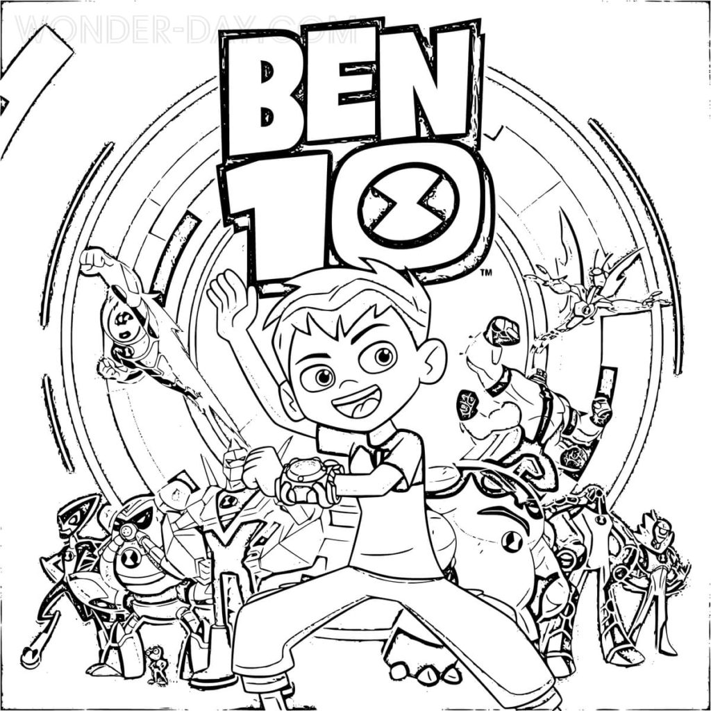 ben 10 printable pictures