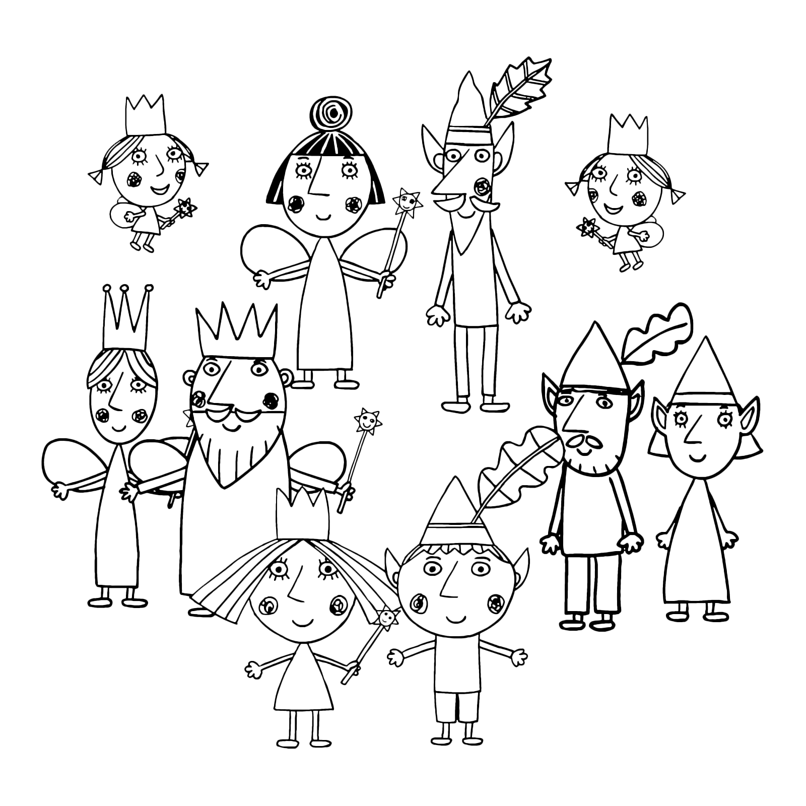 ben and holly printable pictures