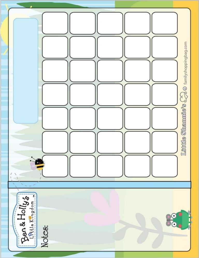 Ben Holly Printable Calendar With Bees