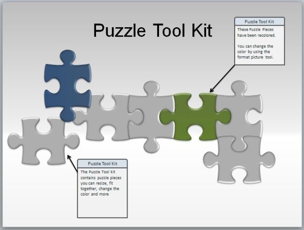 animated jigsaw puzzle powerpoint template free