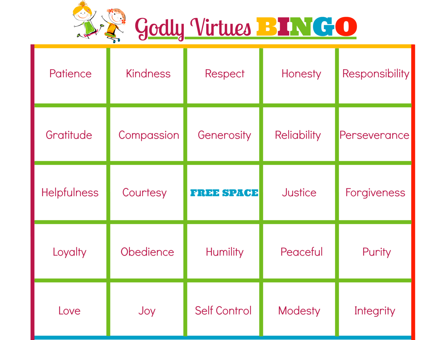 Bible Bingo Cards Printables Free Printable Bingo Cards