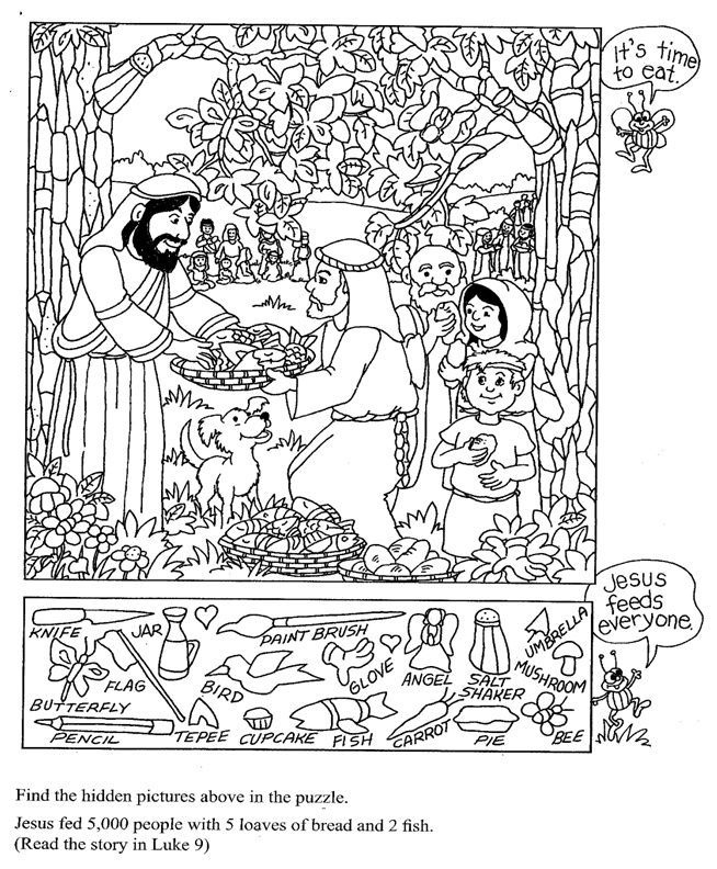Bible Story Hidden Pictures Printable That Are Decisive 2020 Hidden
