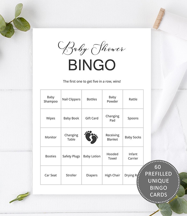 Blank Baby Shower Bingo Cards Printable Free Infoupdate