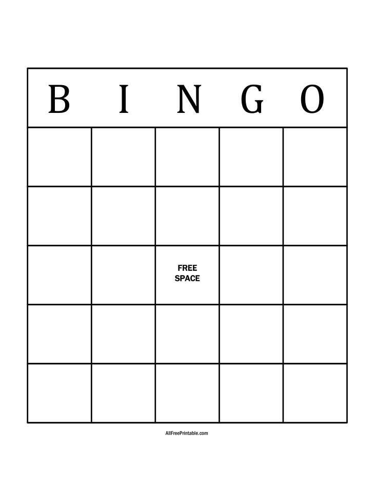 free printable picture bingo