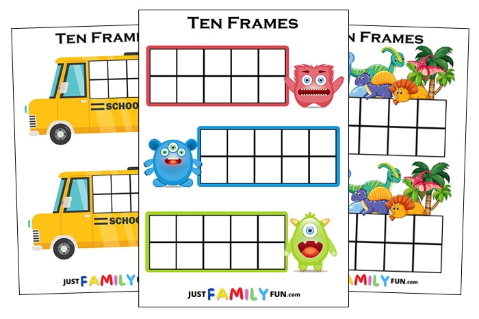 Blank Ten Frame Printable Free Infoupdate