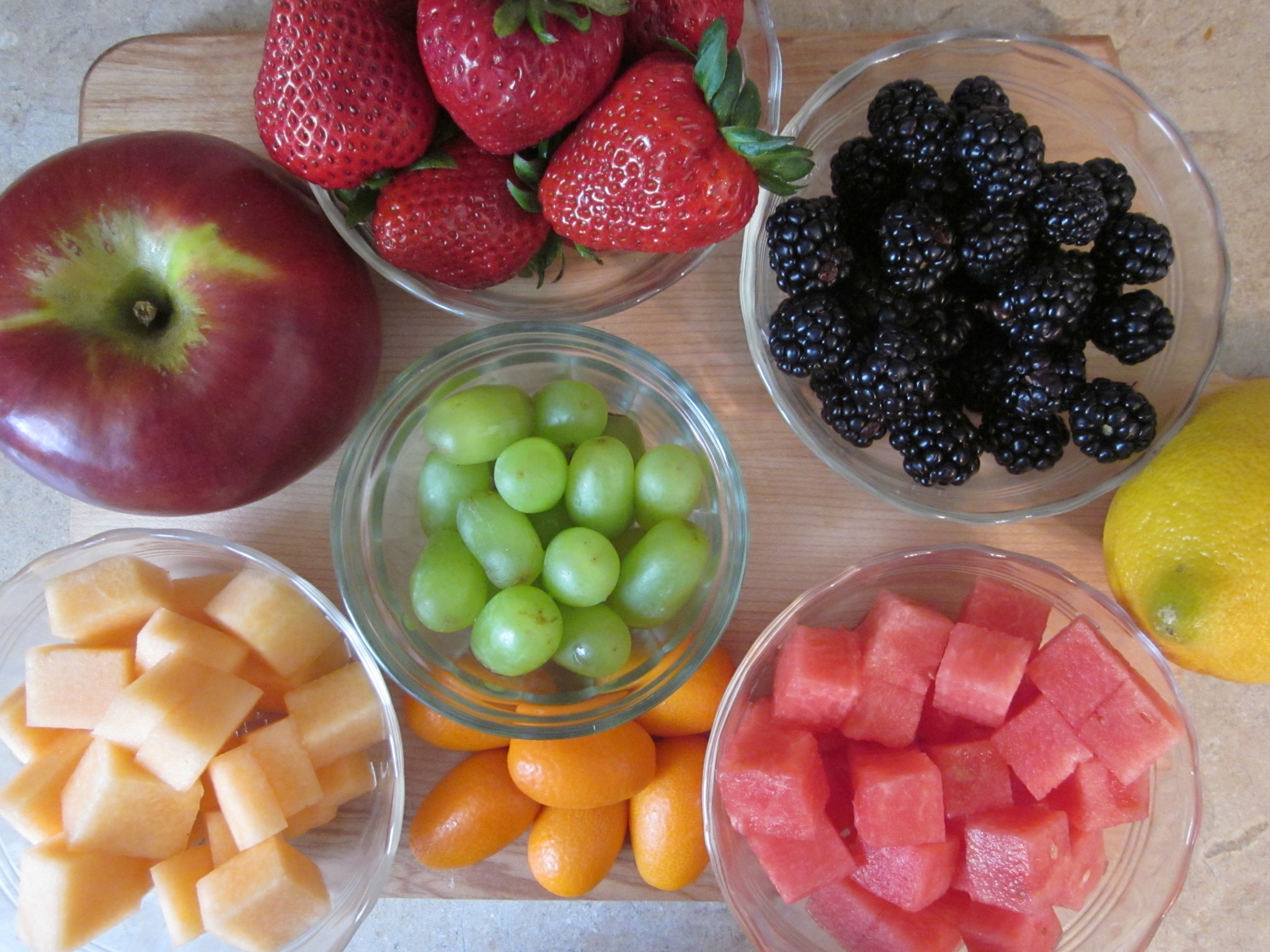 Bliss Fresh Fruit Salad Recipe With Spiralized AppleRobins Key
