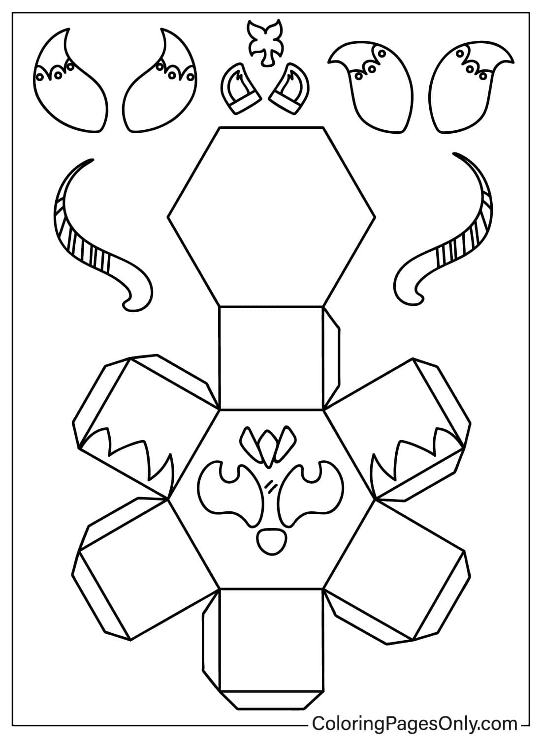 Blox Fruits Fruit Du Kitsune Free Printable Coloring Pages