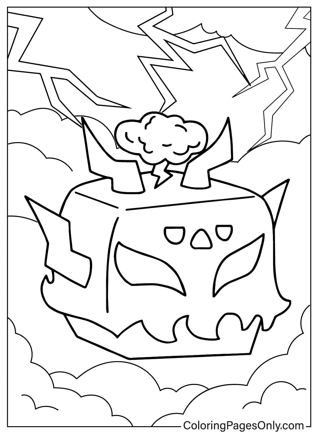 Blox Fruits Fruit Du Kitsune Free Printable Coloring Pages
