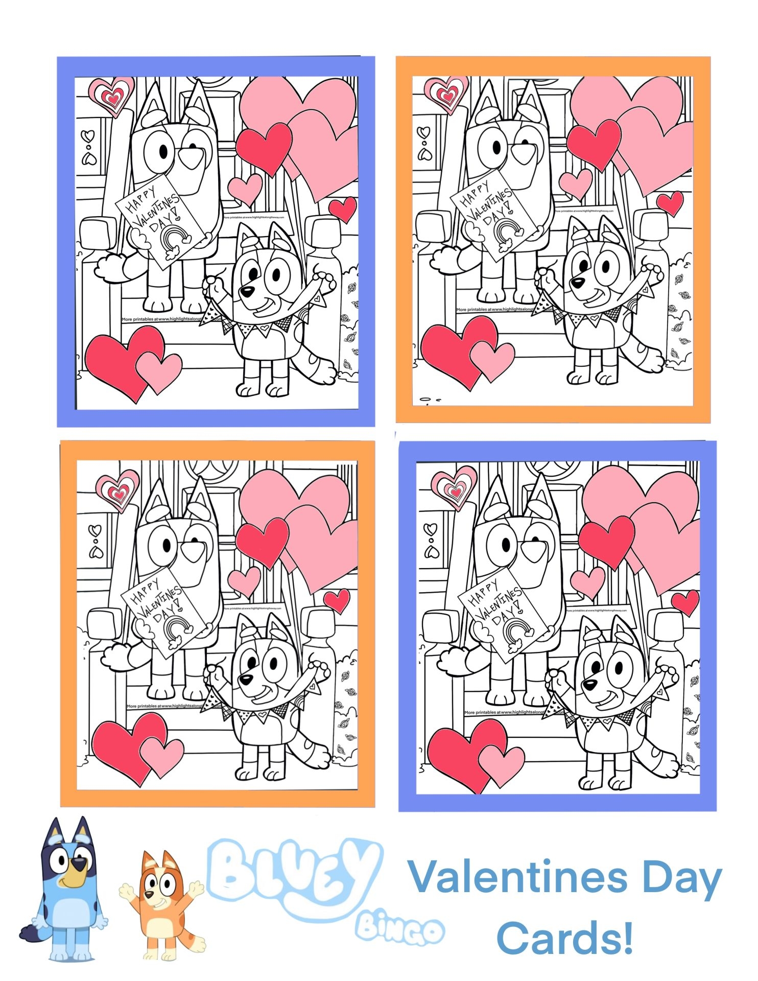 Bluey Bingo Printable Mergulhe Na Adrenalina Das Apostas Online No