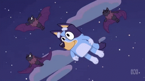 bluey fruit bat picture