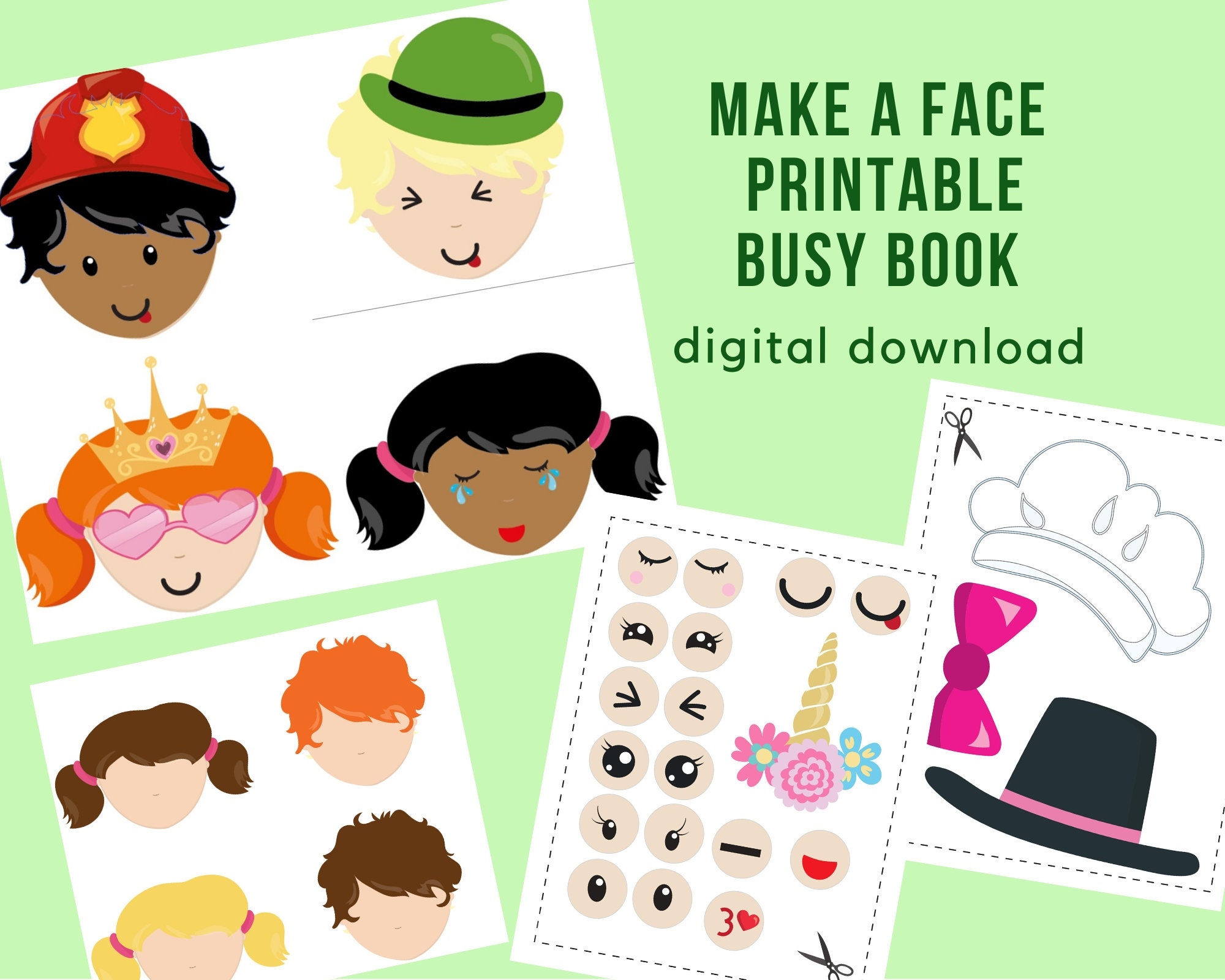 build a face activity printable