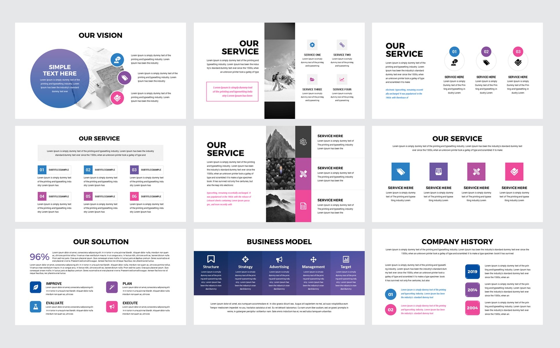 Business Plan Presentation PowerPoint Template 78201