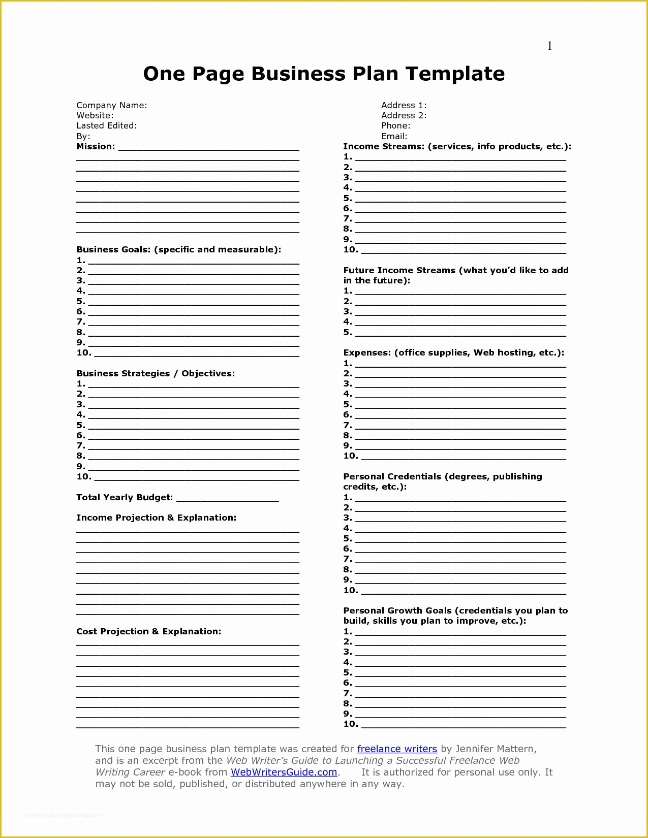 Business Plan Template Free Download Of Business Plan Template Free