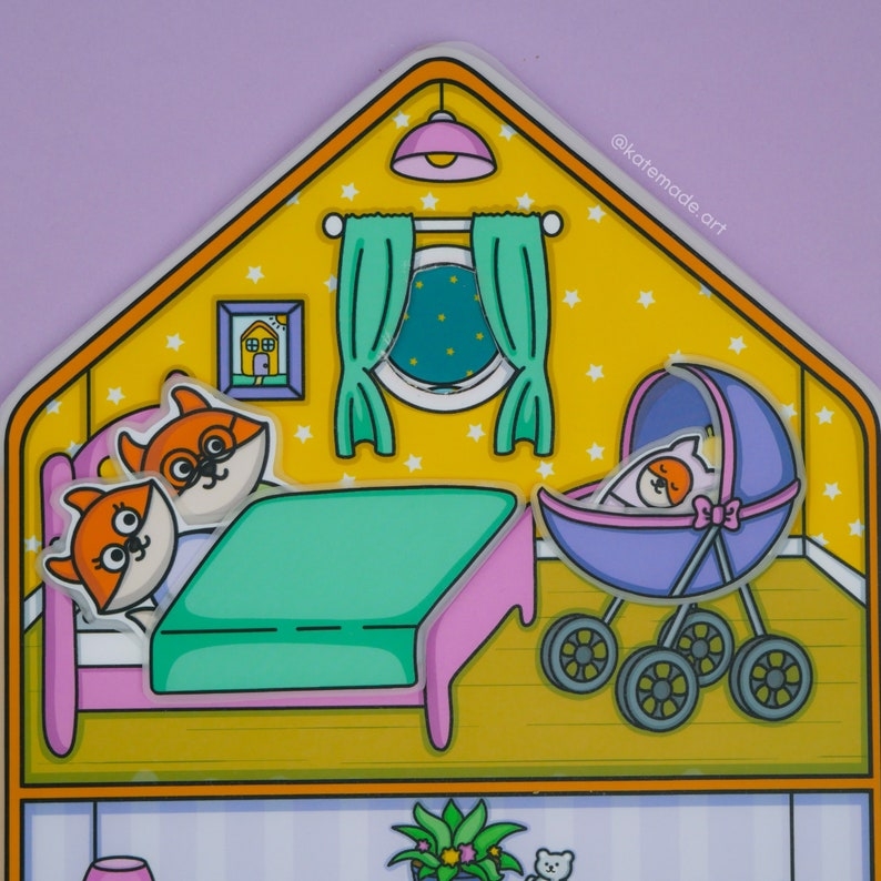 Busy Book Activities Printable Activity Book Dollhouse Etsy