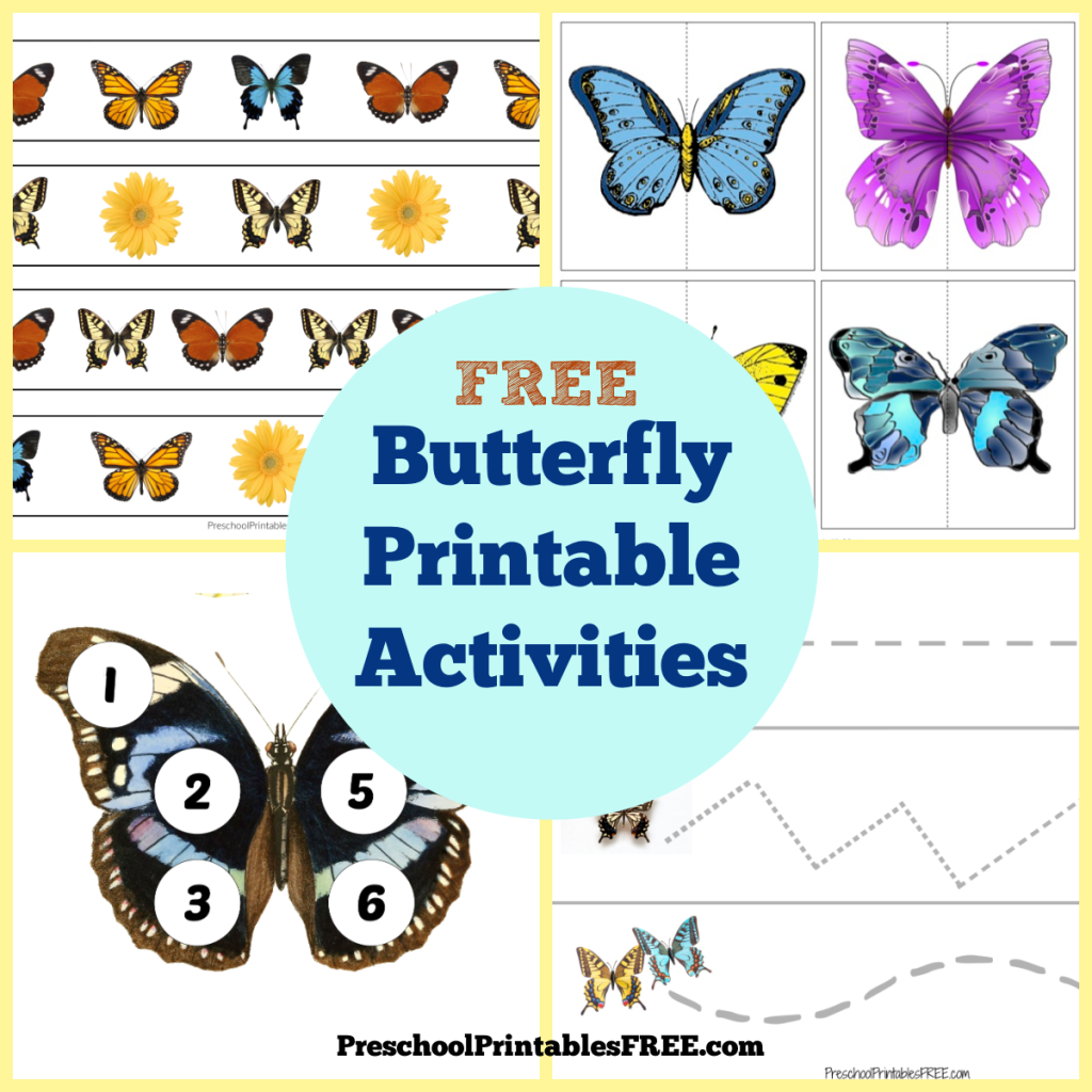 Butterfly Activities And Games For Preschool Free Preschool Printables