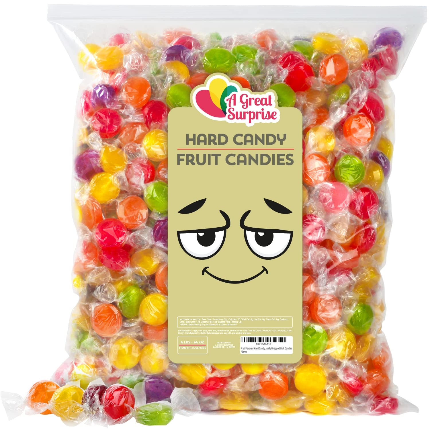 Buy Fruit Flavored Hard Candy Classic Hard Candy 4 LB Bulk Candy 