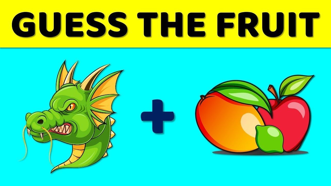 Can You Guess The FRUIT By Emojis Emoji Puzzles EMOJI CHALLENGE