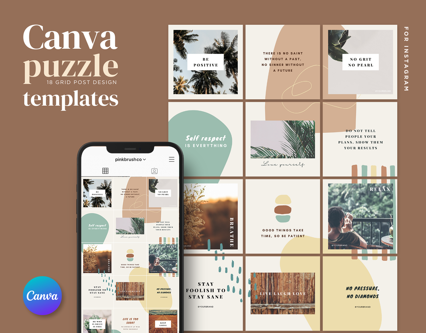 Canva Puzzle Template Behance